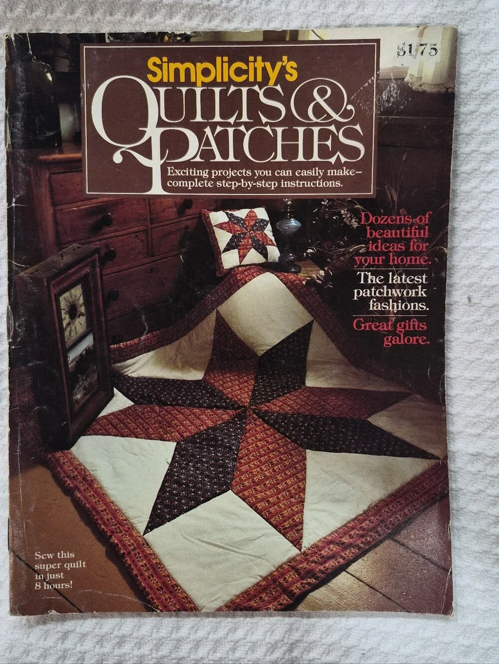 Simplicity's Quilts and Patches Projects With Complete Instructions 1979